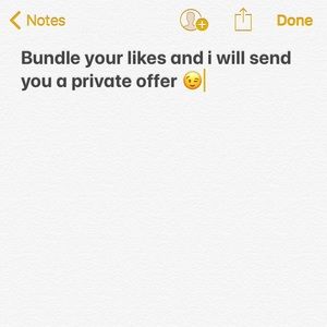 BUNDLE AND I WIL GIVE YOU A GOOD OFFER